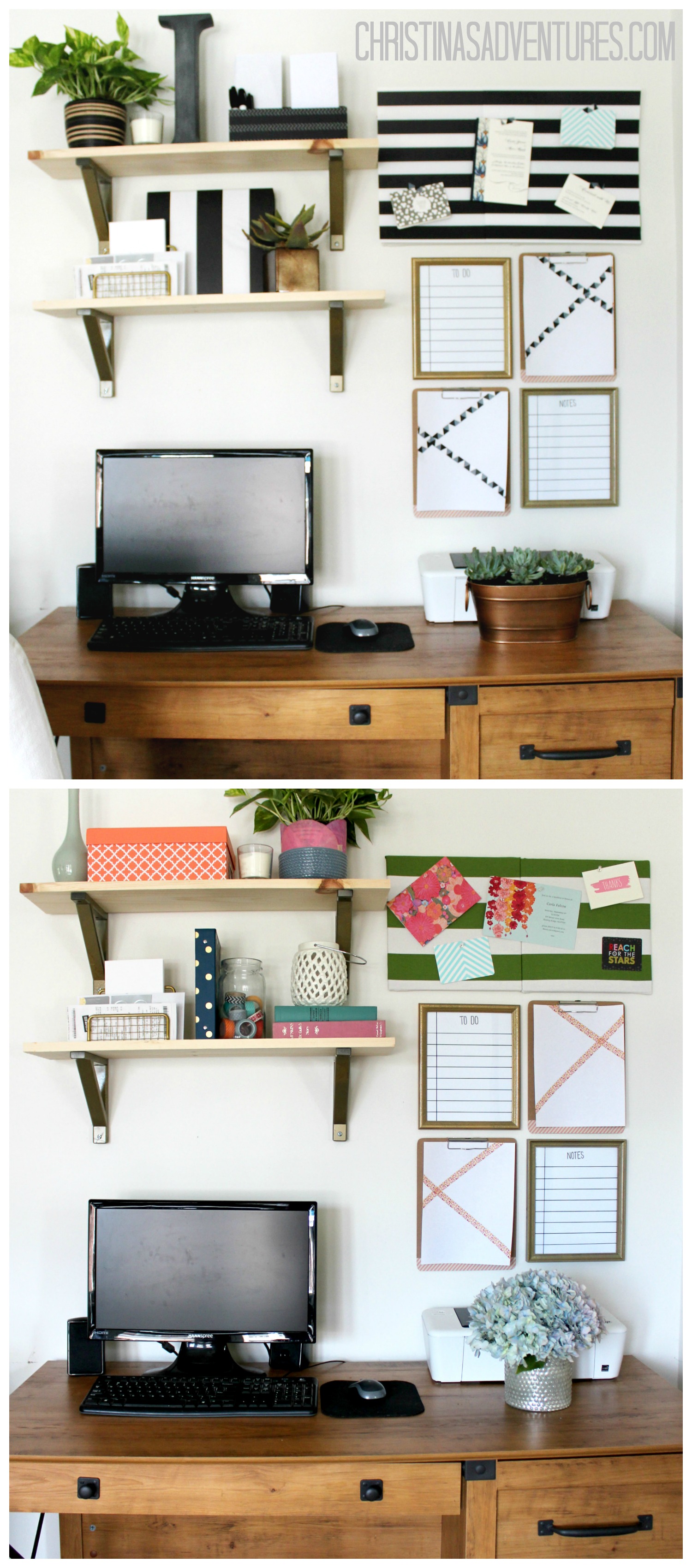 Small Home Office Decorating Ideas - Christinas Adventures